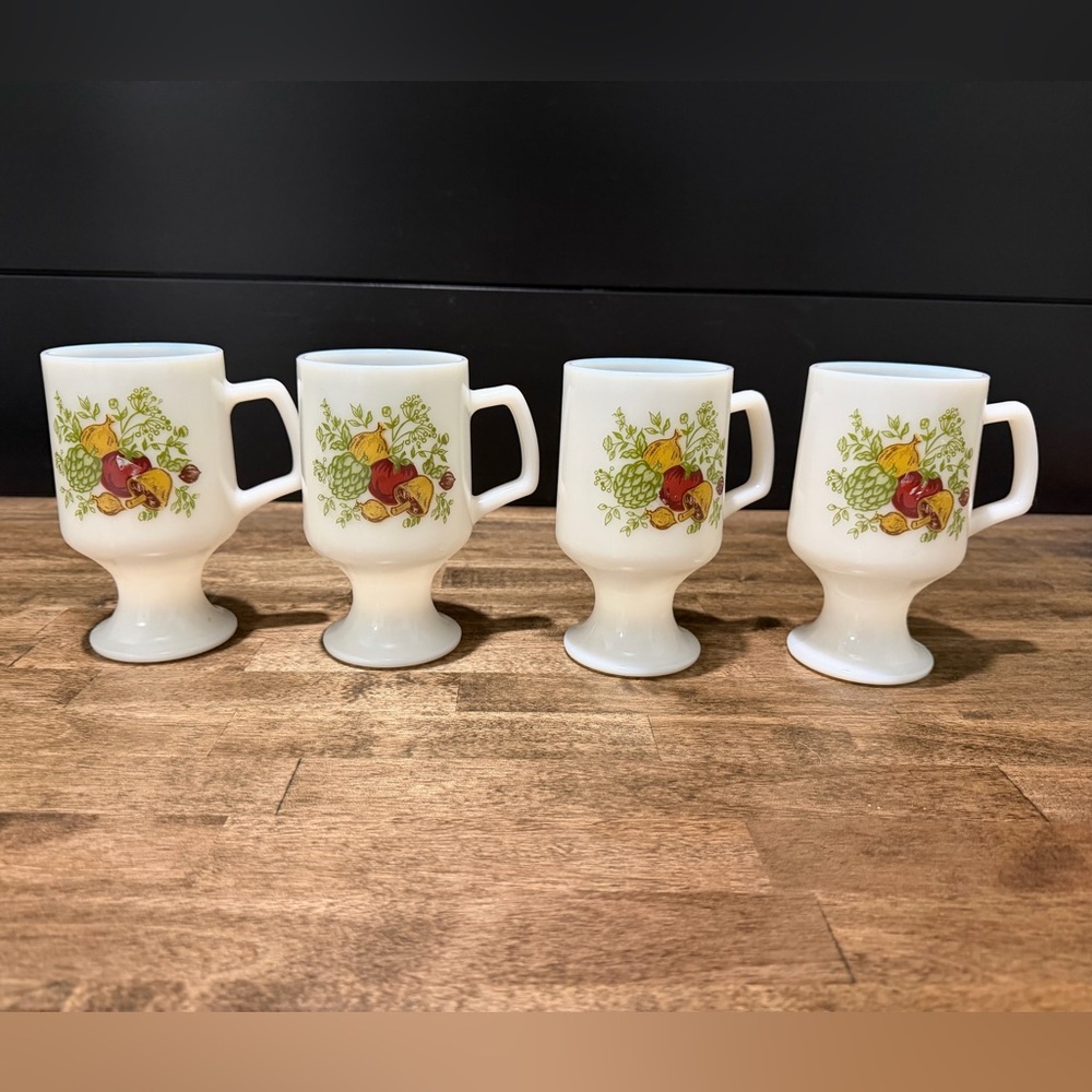 Vintage Spice Of Life Mugs- Set of 4